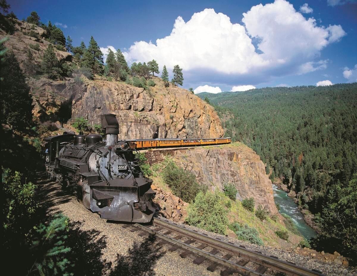The historic Durango & Silverton Narrow Gauge Railroad has been running since 1882