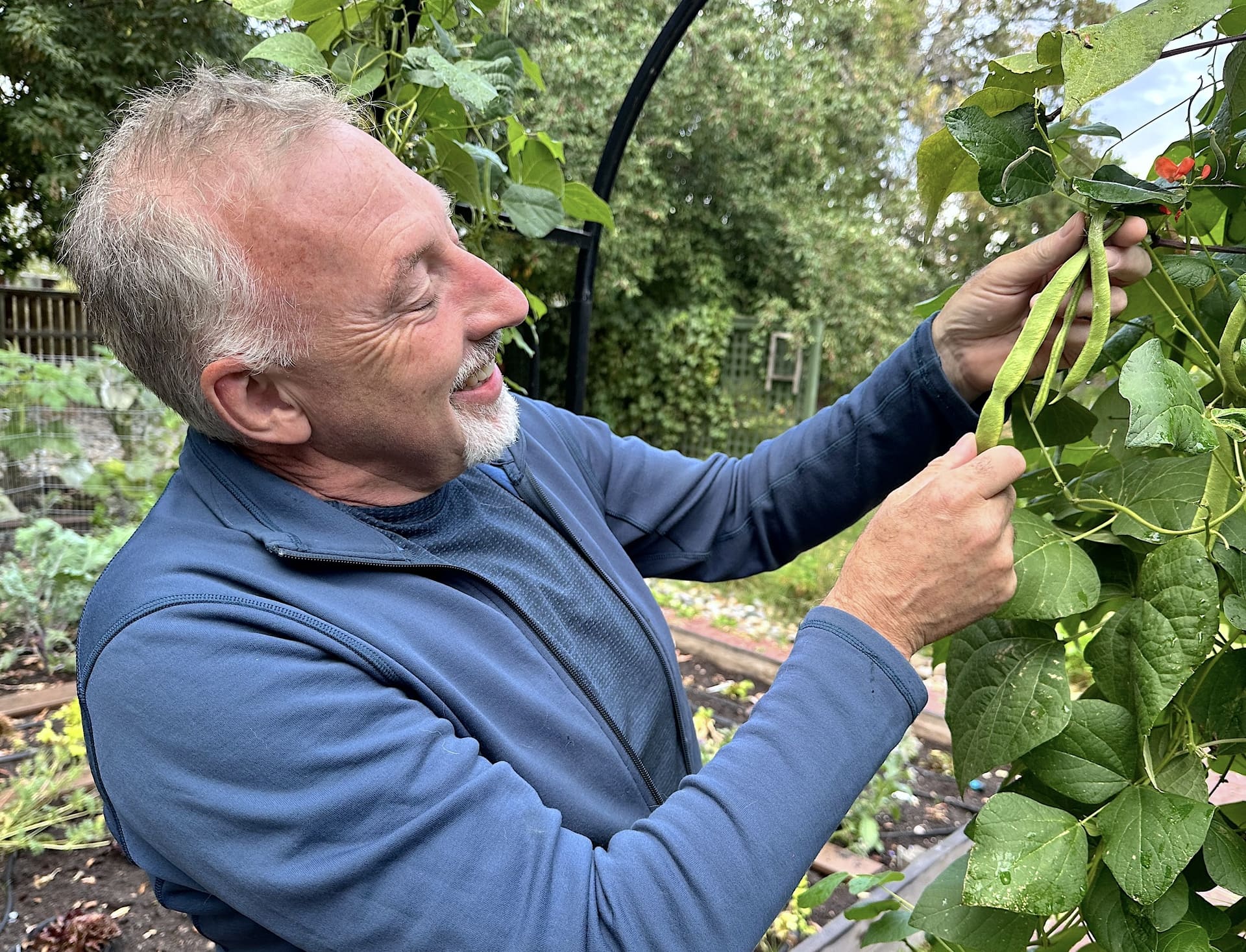 Acclaimed chef Paul Rogalski tends to the garden at Rouge restaurant, regarded as one of Canada’s best restaurants