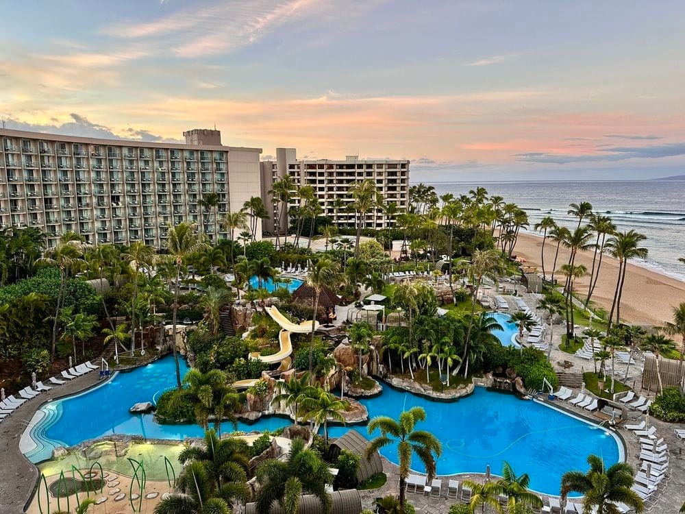 The Westin Maui Resort & Spa Morning view from a room at The Westin Maui Resort & Spa