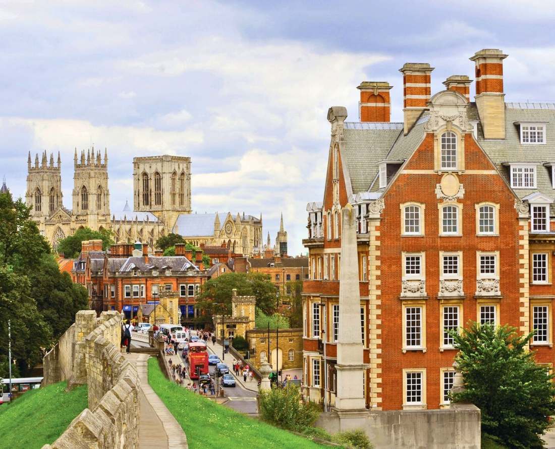 The elegant Grand York Hotel in central York is an ideal place to stay for a Yorkshire visit