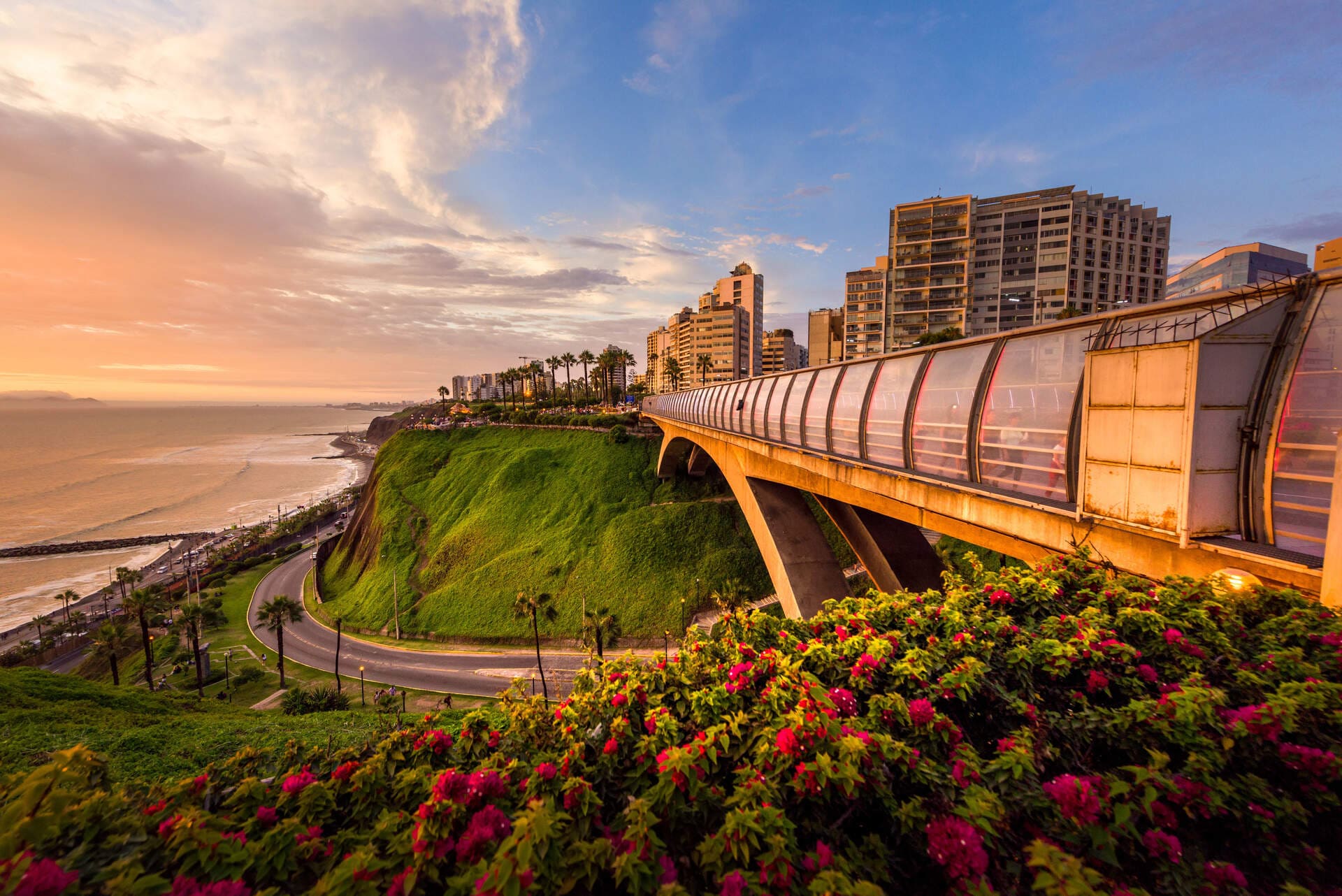 Eduardo Villena Rey Bridge The Eduardo Villena Rey Bridge in the Miraflores district of Lima, Peru