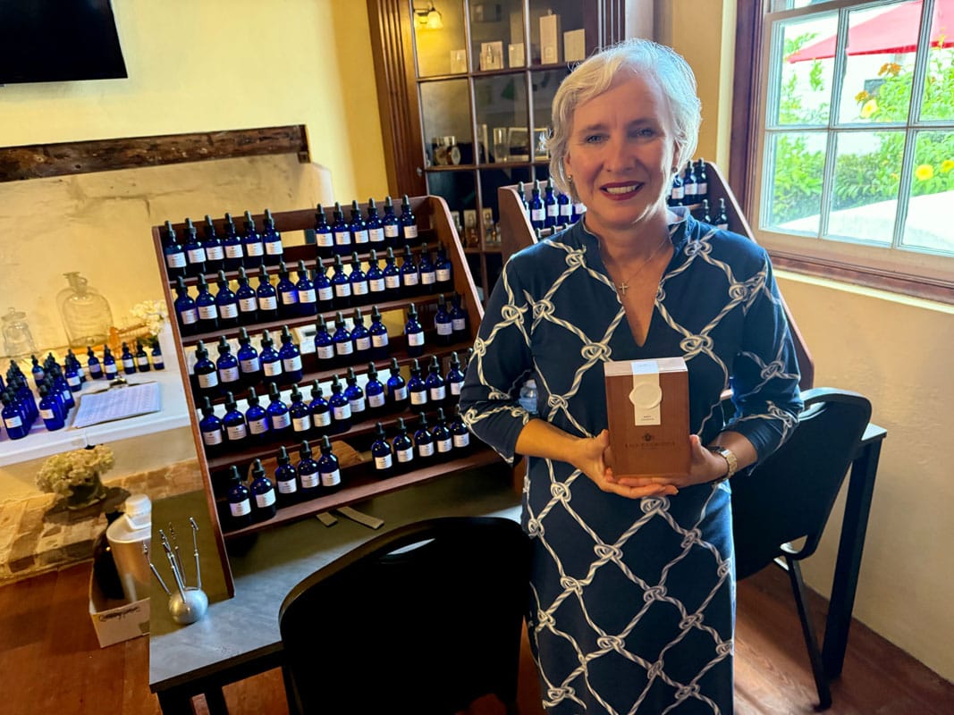 Isabelle Ramsay-Brackstone at Lili Bermuda Perfumery