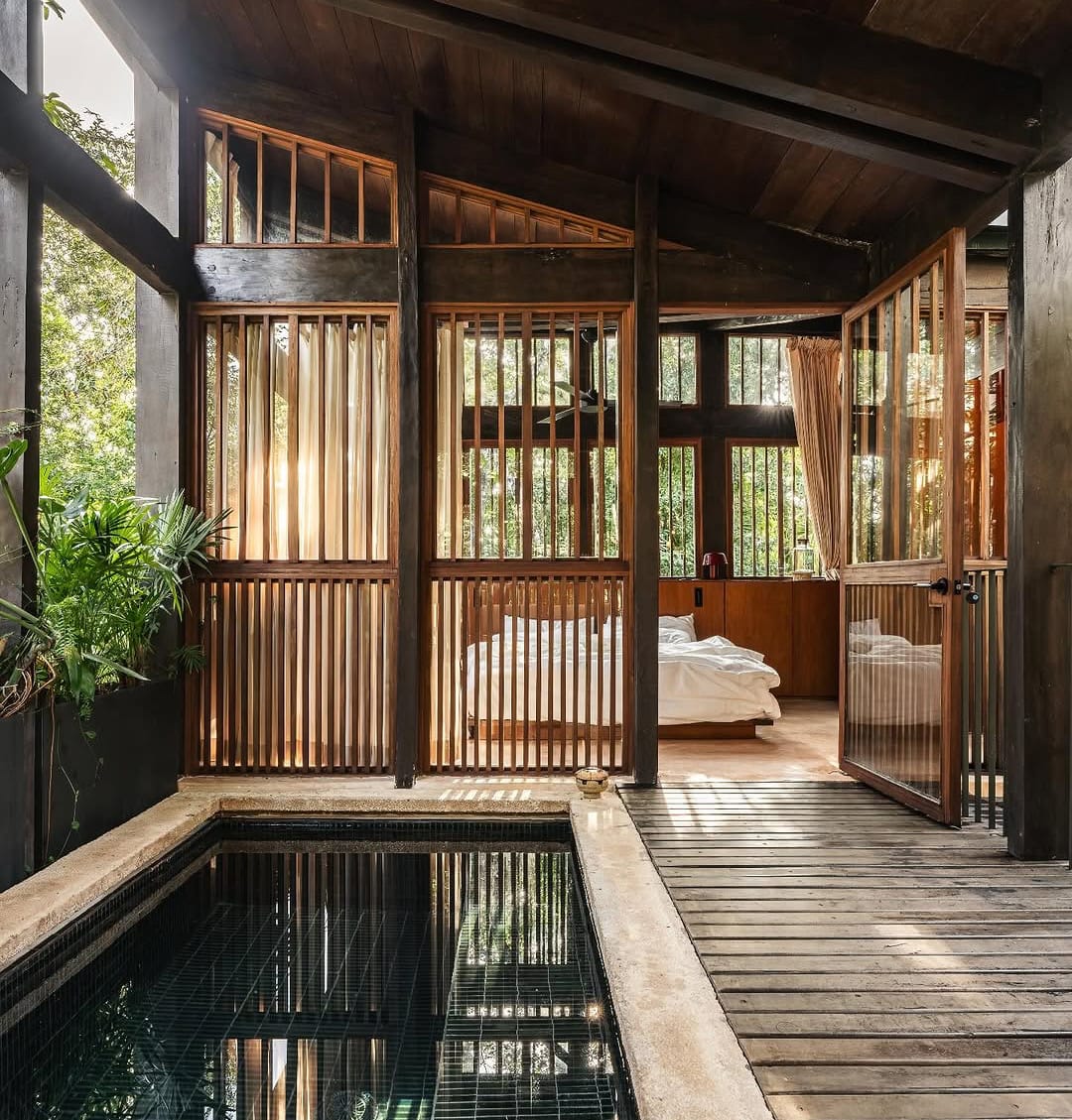 eco-luxury Master Pool Treehouse at Boca de Agua in Bacalar, Mexico