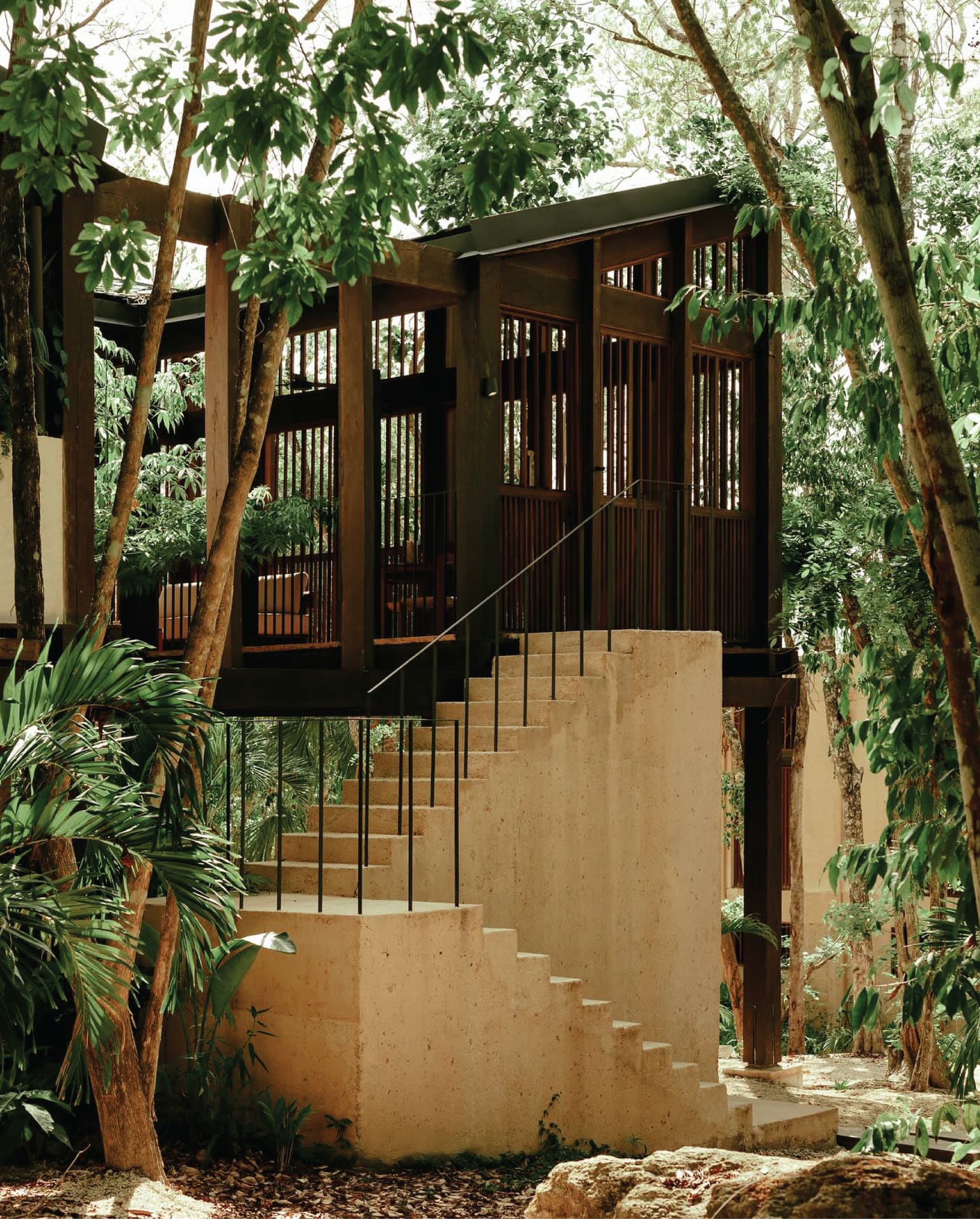 Room at the Boca de Agua Hotel in Bacalar, Mexico